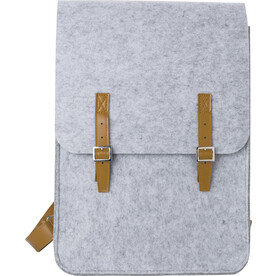 Rucksack Avery | Filz | 12 l – Hellgrau bedrucken, Art.-Nr. 027999999_970973