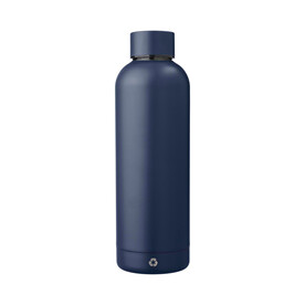 Isolierflasche Isaiah | 500 ml – marineblau bedrucken, Art.-Nr. 536999999_971864