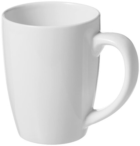 Bogota 350 ml Keramiktasse, weiss bedrucken, Art.-Nr. 10036600 Bogota 350 ml Keramiktasse, weiss bedrucken, Art.-Nr. 10036600