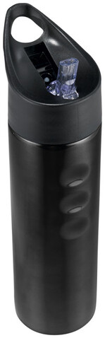 Trixie 750 ml Edelstahl Sportflasche, schwarz bedrucken, Art.-Nr. 10046400