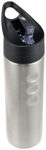 Trixie 750 ml Edelstahl Sportflasche, silber bedrucken, Art.-Nr. 10046401