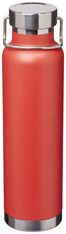 Thor 650 ml Kupfer-Vakuum Isoliersportflasche, rot bedrucken, Art.-Nr. 10048804 Thor 650 ml Kupfer-Vakuum Isoliersportflasche, rot bedrucken, Art.-Nr. 10048804