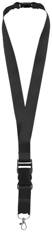Yogi Lanyard mit Sicherheitsverschluss, schwarz bedrucken, Art.-Nr. 19544348 Yogi Lanyard mit Sicherheitsverschluss, schwarz bedrucken, Art.-Nr. 19544348