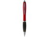 Nash Kugelschreiber farbig mit schwarzem Griff, rot, schwarz bedrucken, Art.-Nr. 10615500
