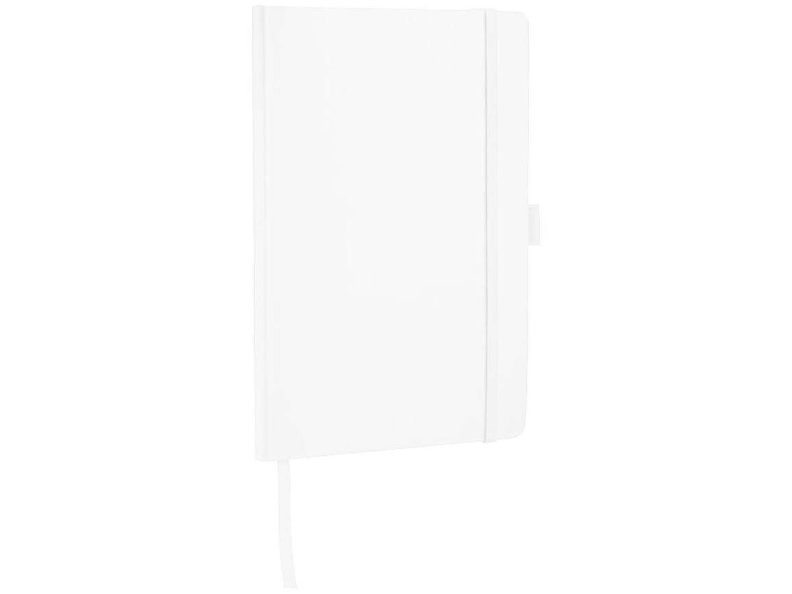 Flex A5 Notizbuch mit flexibler Rückseite, weiss bedrucken, Art.-Nr. 10680803