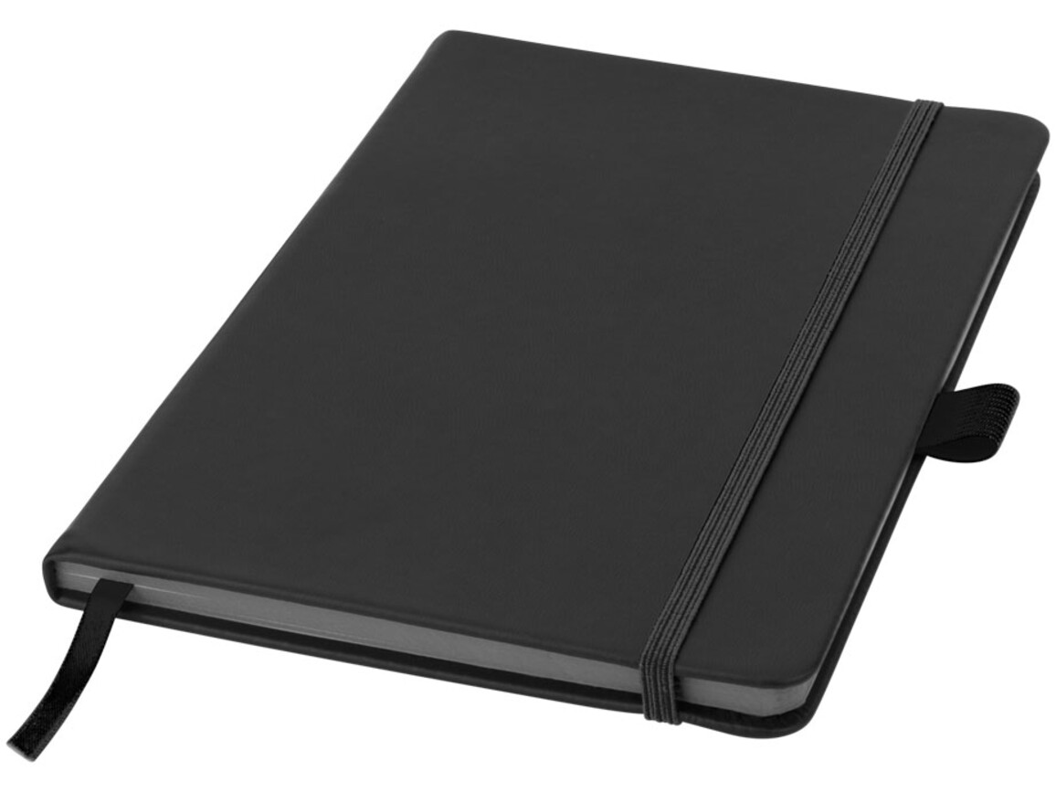 Colour-Edge A5 Hard Cover Notizbuch, schwarz bedrucken, Art.-Nr. 10690700