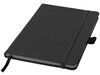 Colour-Edge A5 Hard Cover Notizbuch, schwarz bedrucken, Art.-Nr. 10690700