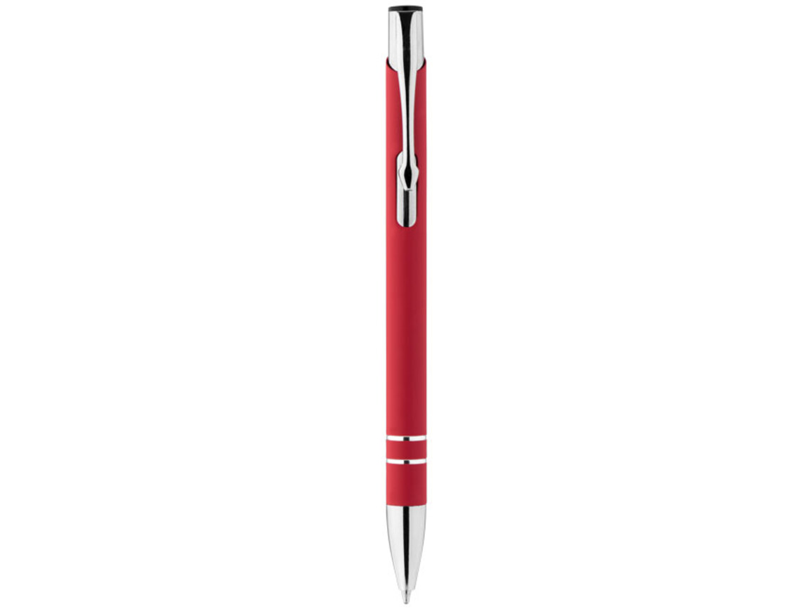 Corky Kugelschreiber mit Außengummierung, rot bedrucken, Art.-Nr. 10699902