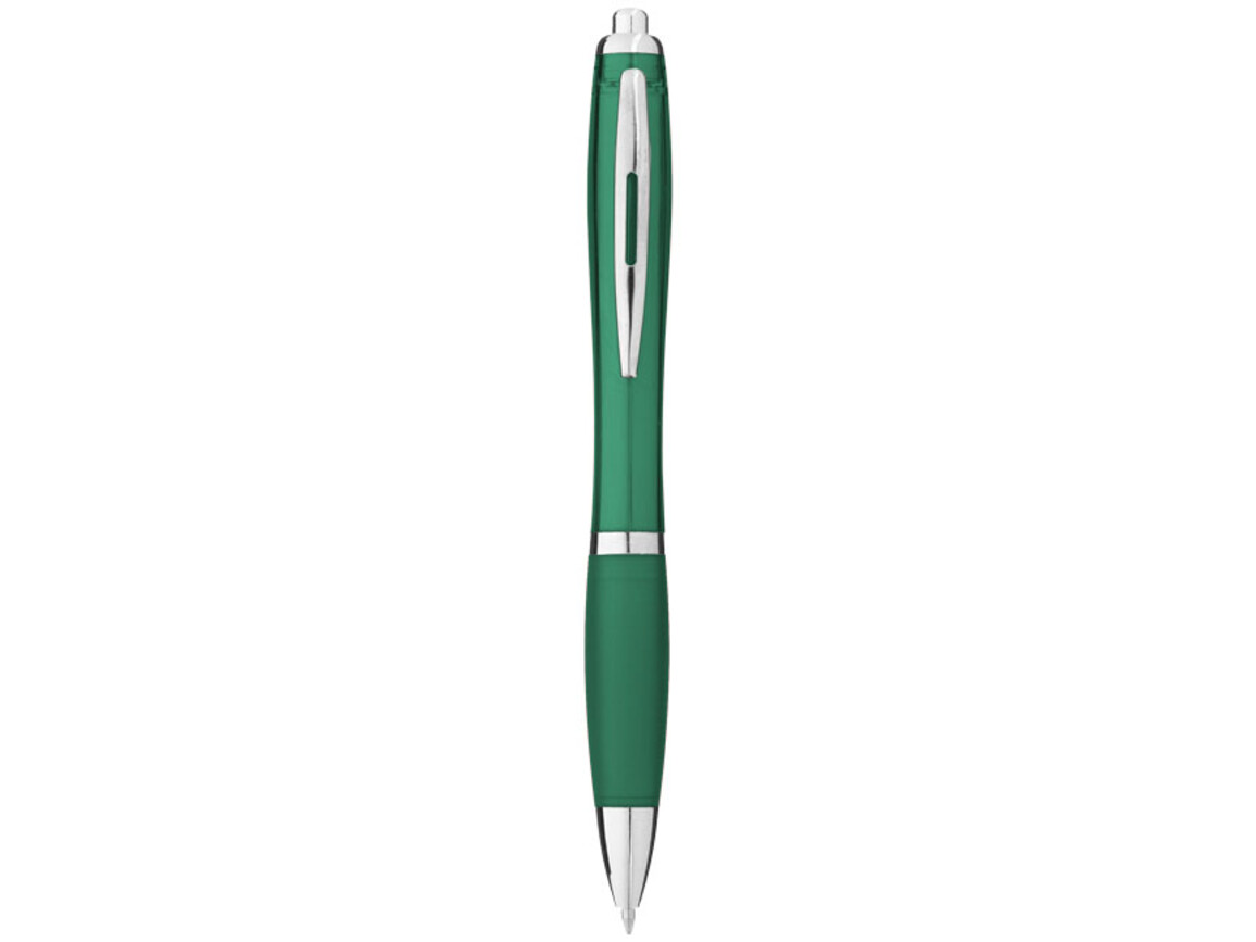 Nash Kugelschreiber mit farbigem Schaft und Griff, grün bedrucken, Art.-Nr. 10707808