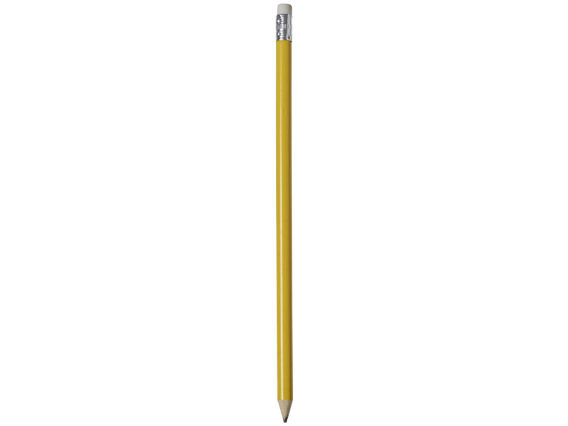 Alegra Bleistift mit farbigem Schaft, gelb bedrucken, Art.-Nr. 10709807