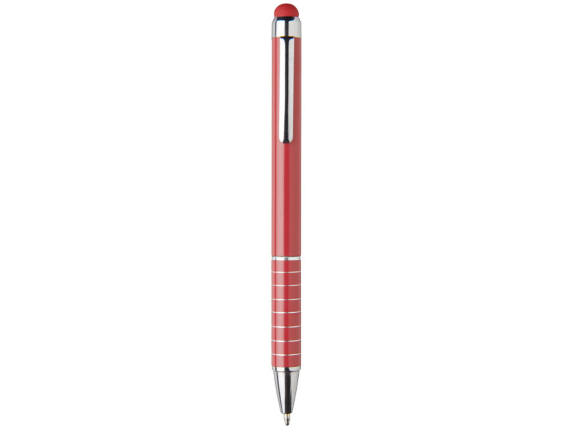 Glaze Aluminium Kugelschreiber, rot bedrucken, Art.-Nr. 10714203