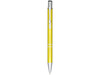 Moneta Druckkugelschreiber aus eloxierterm Aluminium, gelb bedrucken, Art.-Nr. 10716307