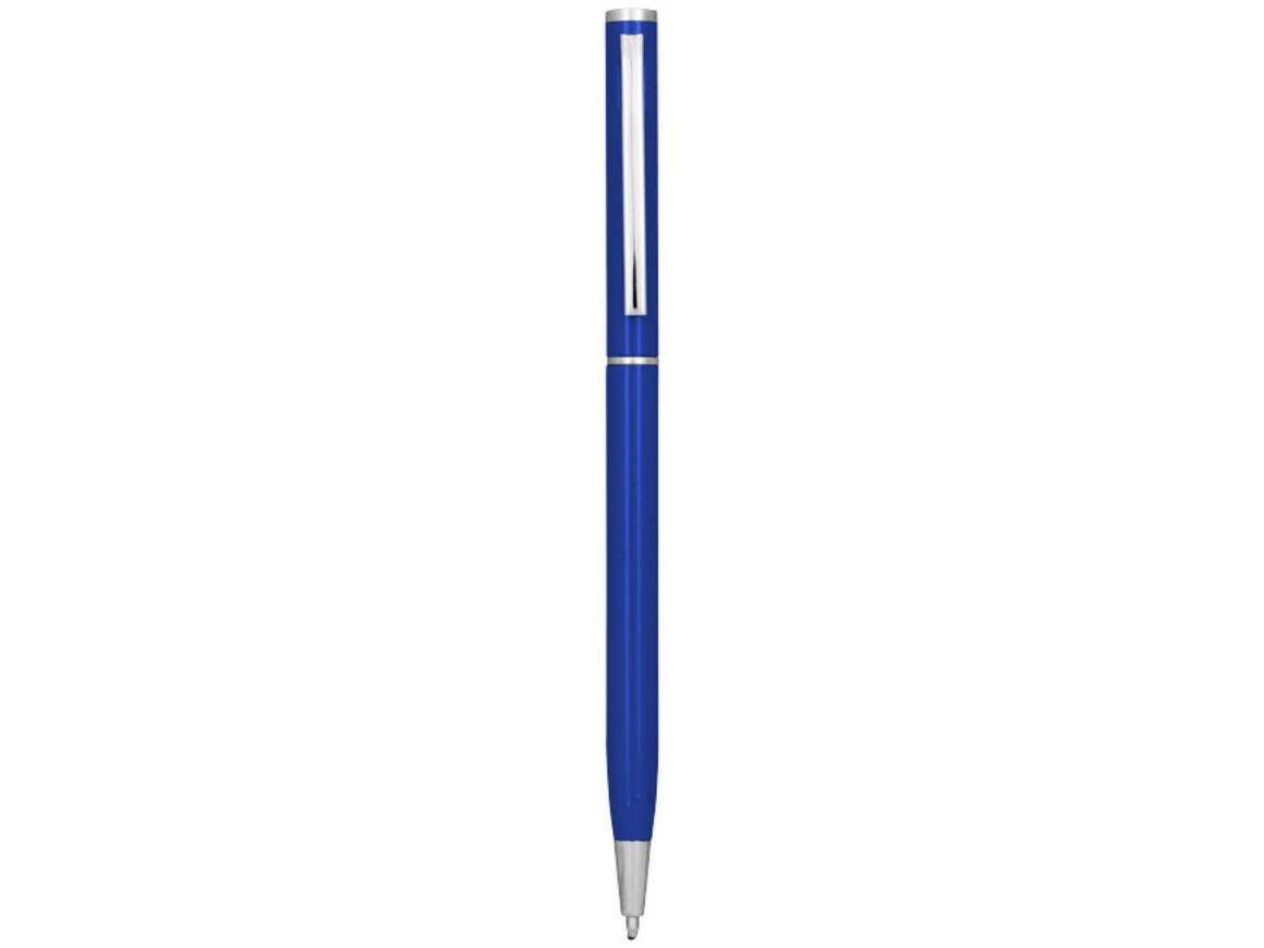 Slim Aluminium Kugelschreiber, processblau bedrucken, Art.-Nr. 10720102