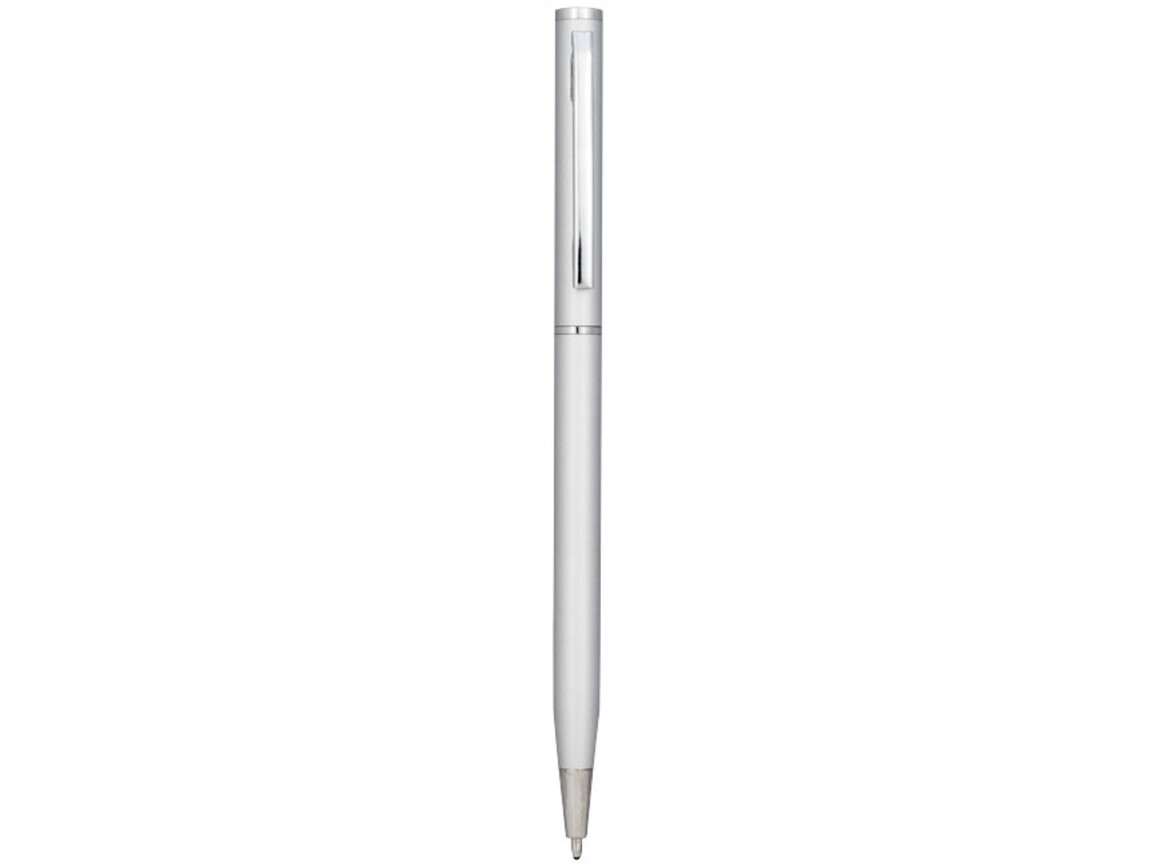 Slim Aluminium Kugelschreiber, silber bedrucken, Art.-Nr. 10720109