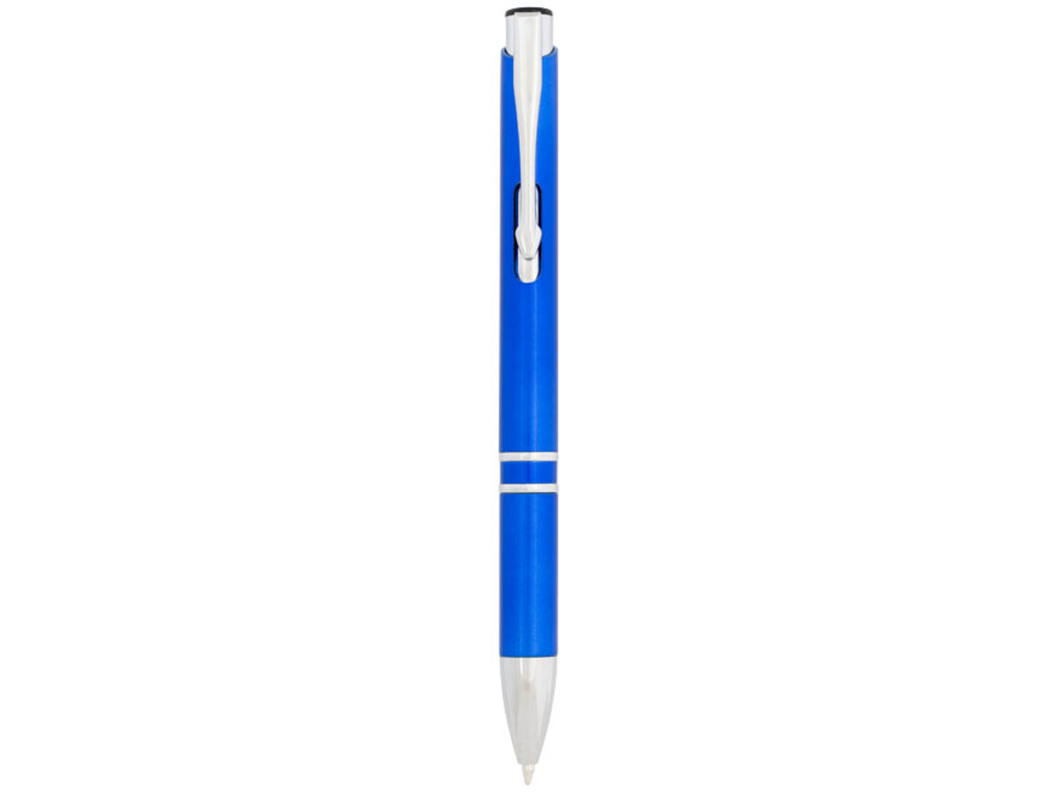 Moneta Druckkugelschreiber aus ABS-Kunststoff, royalblau bedrucken, Art.-Nr. 10729901