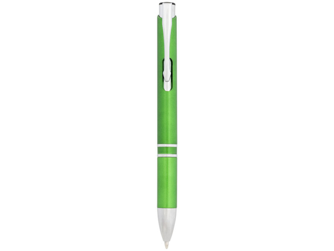Moneta Druckkugelschreiber aus ABS-Kunststoff, grün bedrucken, Art.-Nr. 10729912