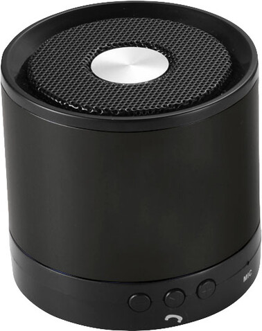 Greedo Bluetooth® Aluminium Lautsprecher, schwarz bedrucken, Art.-Nr. 10826400