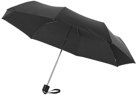 Ida 21,5" Kompaktregenschirm, schwarz bedrucken, Art.-Nr. 10905200 Ida 21,5" Kompaktregenschirm, schwarz bedrucken, Art.-Nr. 10905200
