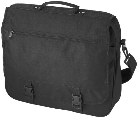 Anchorage Konferenztasche 11L, schwarz bedrucken, Art.-Nr. 19546661