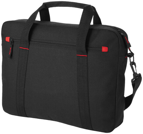 Vancouver 15,4" Laptop-Konferenztasche 6L, schwarz, rot bedrucken, Art.-Nr. 11964400 Vancouver 15,4" Laptop-Konferenztasche 6L, schwarz, rot bedrucken, Art.-Nr. 11964400
