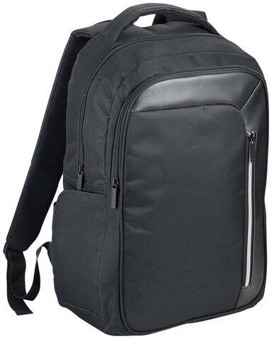 Vault RFID 15" Laptop-Rucksack 16L, schwarz bedrucken, Art.-Nr. 12021700