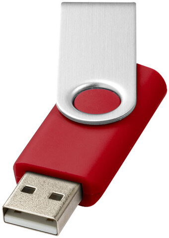 Rotate-Basic 2 GB USB-Stick, rot, silber bedrucken, Art.-Nr. 12350403 Rotate-Basic 2 GB USB-Stick, rot, silber bedrucken, Art.-Nr. 12350403