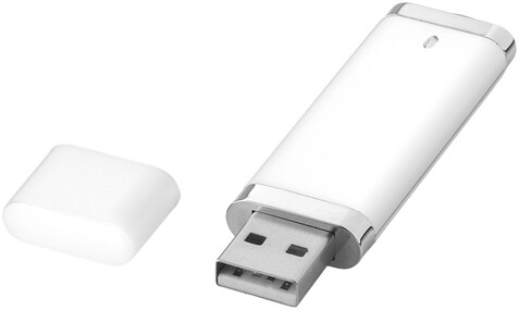 Flat 4 GB USB-Stick, weiss bedrucken, Art.-Nr. 12352501 Flat 4 GB USB-Stick, weiss bedrucken, Art.-Nr. 12352501