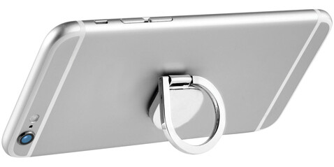 Cell Aluminium Ring Telefonhalterung, silber bedrucken, Art.-Nr. 12394500 Cell Aluminium Ring Telefonhalterung, silber bedrucken, Art.-Nr. 12394500