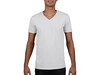 Gildan Gildan Mens Softstyle® V-Neck T-Shirt, White, M bedrucken, Art.-Nr. 108090004