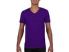 Gildan Gildan Mens Softstyle® V-Neck T-Shirt, Purple, XL bedrucken, Art.-Nr. 108093496