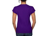 Gildan Ladies` Softstyle® V-Neck T-Shirt, Azalea, S bedrucken, Art.-Nr. 109094253