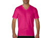 Gildan Premium Cotton Adult V-Neck T-Shirt, Heliconia, XL bedrucken, Art.-Nr. 110094316