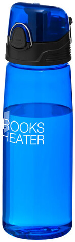 Capri 700 ml Tritan™ Sportflasche, transparent blau bedrucken, Art.-Nr. 10031300 Capri 700 ml Tritan™ Sportflasche, transparent blau bedrucken, Art.-Nr. 10031300