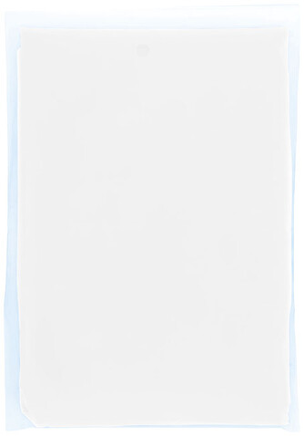 Ziva Einweg Regenponcho mit Hülle, weiss bedrucken, Art.-Nr. 10042903