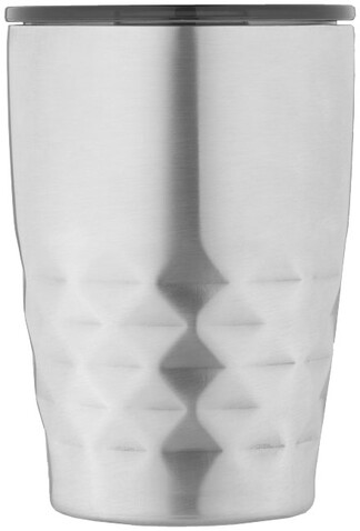 Geo 350 ml Kupfer-Vakuum Isolierbecher, silber bedrucken, Art.-Nr. 10045501