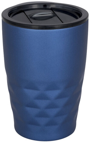 Geo 350 ml Kupfer-Vakuum Isolierbecher, blau bedrucken, Art.-Nr. 10045504 Geo 350 ml Kupfer-Vakuum Isolierbecher, blau bedrucken, Art.-Nr. 10045504