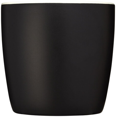 Riviera 340 ml Keramikbecher, schwarz, weiss bedrucken, Art.-Nr. 10047600 Riviera 340 ml Keramikbecher, schwarz, weiss bedrucken, Art.-Nr. 10047600