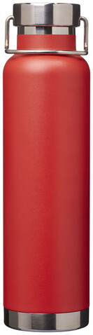 Thor 650 ml Kupfer-Vakuum Isoliersportflasche, rot bedrucken, Art.-Nr. 10048804 Thor 650 ml Kupfer-Vakuum Isoliersportflasche, rot bedrucken, Art.-Nr. 10048804