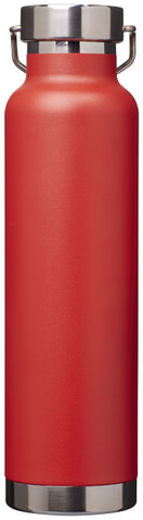 Thor 650 ml Kupfer-Vakuum Isoliersportflasche, rot bedrucken, Art.-Nr. 10048804 Thor 650 ml Kupfer-Vakuum Isoliersportflasche, rot bedrucken, Art.-Nr. 10048804