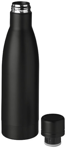 Vasa 500 ml Kupfer-Vakuum Isolierflasche, schwarz bedrucken, Art.-Nr. 10049400 Vasa 500 ml Kupfer-Vakuum Isolierflasche, schwarz bedrucken, Art.-Nr. 10049400