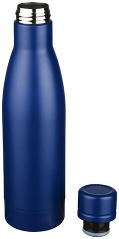 Vasa 500 ml Kupfer-Vakuum Isolierflasche, blau bedrucken, Art.-Nr. 10049404 Vasa 500 ml Kupfer-Vakuum Isolierflasche, blau bedrucken, Art.-Nr. 10049404