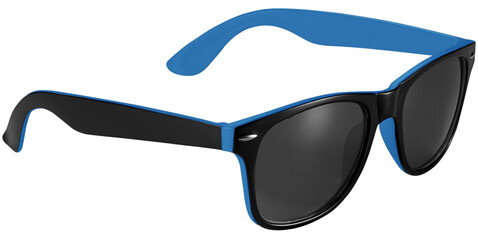 Sun Ray Sonnenbrille mit zweifarbigen Tönen, processblau, schwarz bedrucken, Art.-Nr. 10050001 Sun Ray Sonnenbrille mit zweifarbigen Tönen, processblau, schwarz bedrucken, Art.-Nr. 10050001