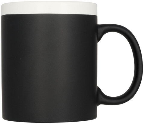 Chalk-write 330 ml Keramiktasse, weiss bedrucken, Art.-Nr. 10052600