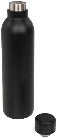 Odin 510 ml Kupfer-Vakuum Isolierflasche, schwarz bedrucken, Art.-Nr. 10054900 Odin 510 ml Kupfer-Vakuum Isolierflasche, schwarz bedrucken, Art.-Nr. 10054900