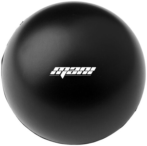 Cool runder Antistressball, schwarz bedrucken, Art.-Nr. 10210007 Cool runder Antistressball, schwarz bedrucken, Art.-Nr. 10210007