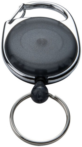 Gerlos Schlüsselkette mit Rollerclip, schwarz bedrucken, Art.-Nr. 10210403 Gerlos Schlüsselkette mit Rollerclip, schwarz bedrucken, Art.-Nr. 10210403