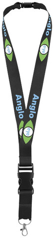 Yogi Lanyard mit Sicherheitsverschluss, schwarz bedrucken, Art.-Nr. 19544348 Yogi Lanyard mit Sicherheitsverschluss, schwarz bedrucken, Art.-Nr. 19544348