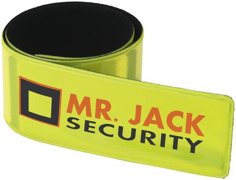 RFX™ Hitz reflektierendes Schnapparmband, neongelb bedrucken, Art.-Nr. 10216400