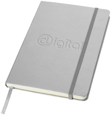Classic A5 Hard Cover Notizbuch, silber bedrucken, Art.-Nr. 10618103 Classic A5 Hard Cover Notizbuch, silber bedrucken, Art.-Nr. 10618103
