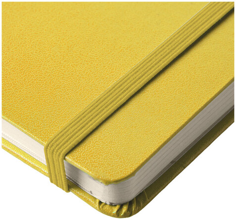 Classic A5 Hard Cover Notizbuch, gelb bedrucken, Art.-Nr. 10618111 Classic A5 Hard Cover Notizbuch, gelb bedrucken, Art.-Nr. 10618111